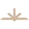 Ekena Millwork Kennewick Smooth Timber Gable Bracket, Douglas Fir, 72"W x 30"H x 5 1/2"D x 5 1/2"F, 10/12 Pitch GBW072X30X0606KEN00SDF - alternate 1